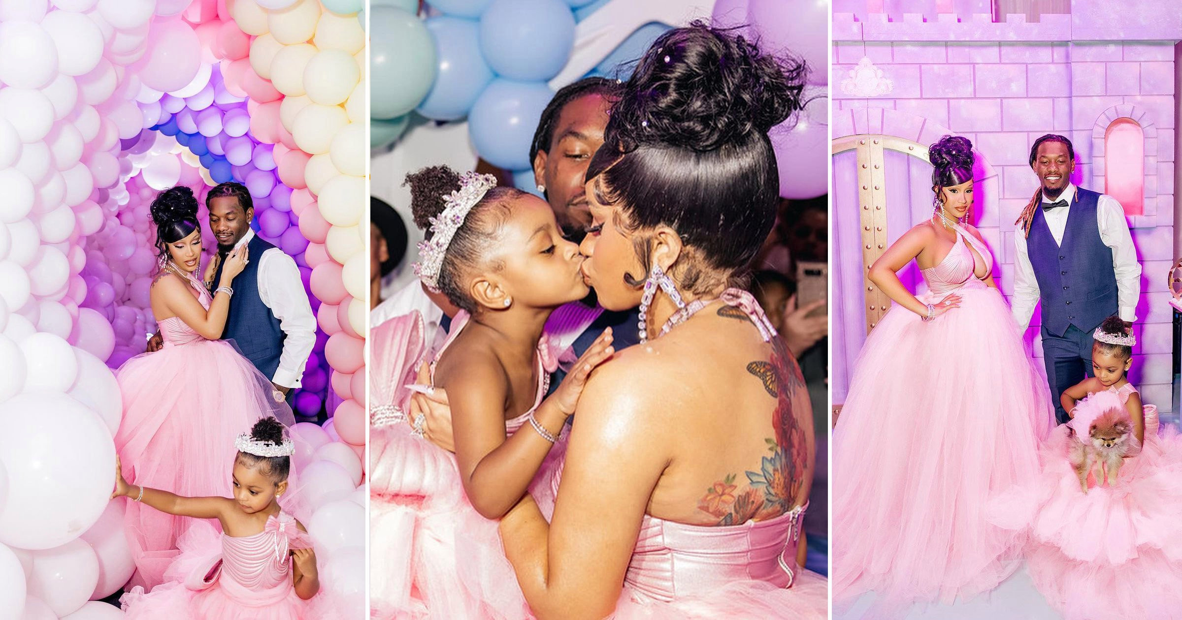 Inside Cardi Bs Daughters Lavish Third Birthday Party Complete With 