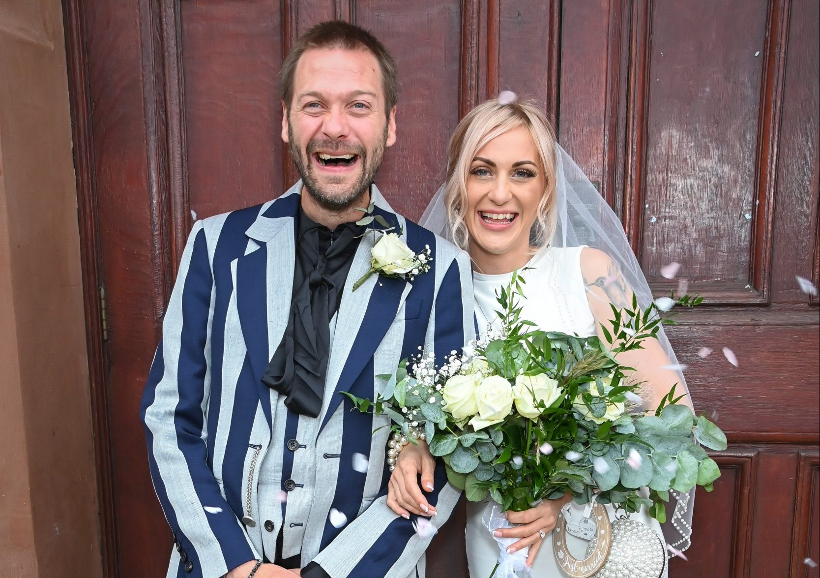Disgraced Kasabian star Tom Meighan marries Vikki Ager in lowkey