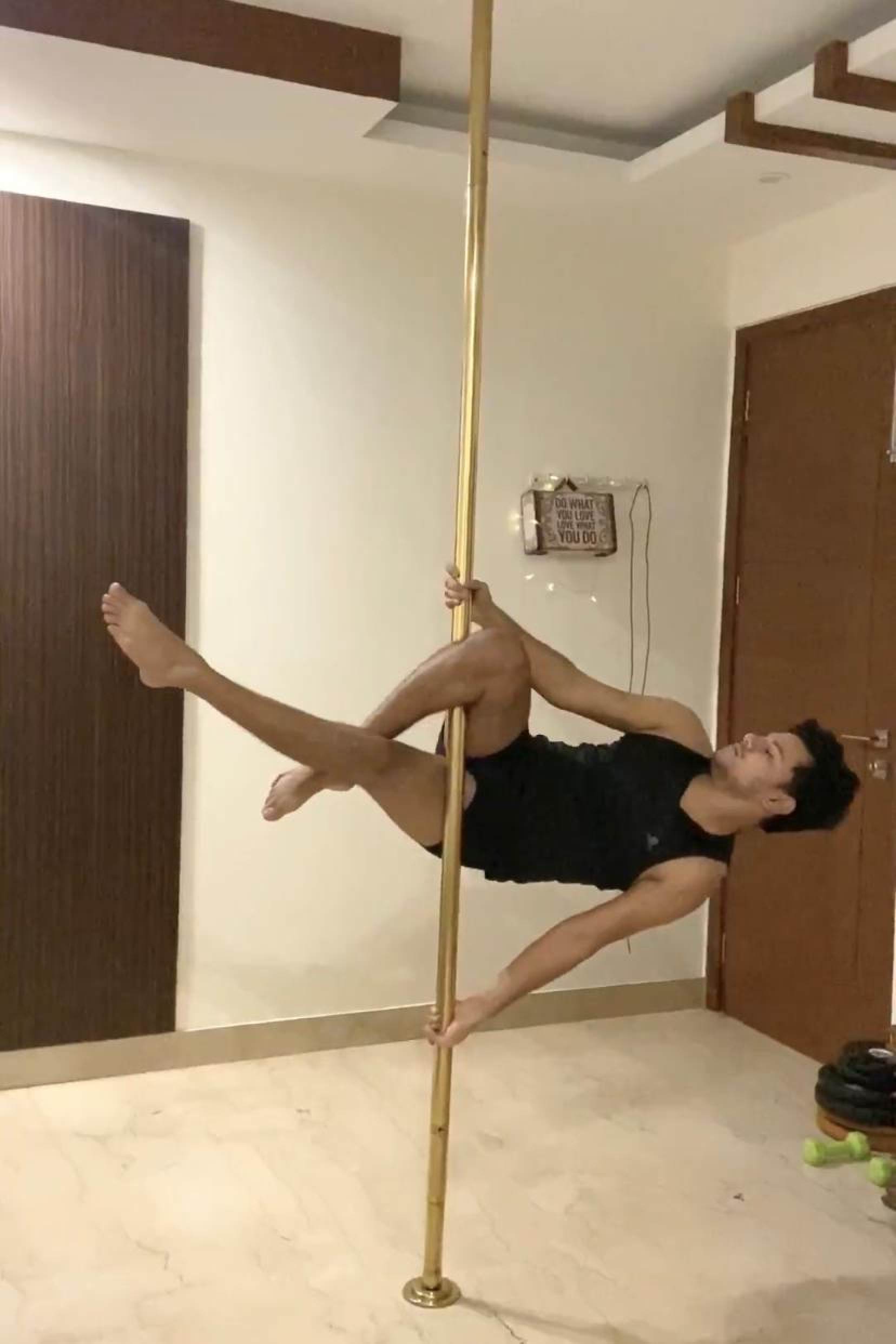 Pole dancing is a hot pandemic workout in conservative India – men