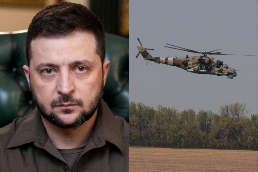 Ukraine's Zelensky praises helicopter pilots who died trying to fly aid ...