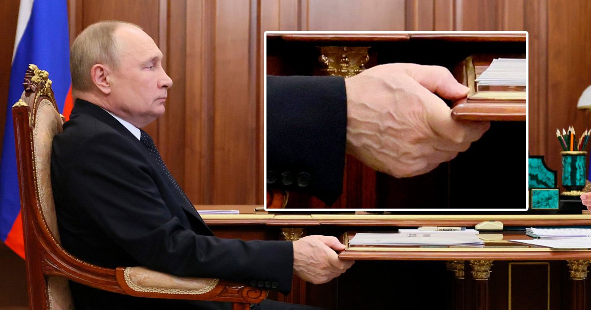 Putin Seen Gripping Table So Hard His Veins Start To Bulge Nestia