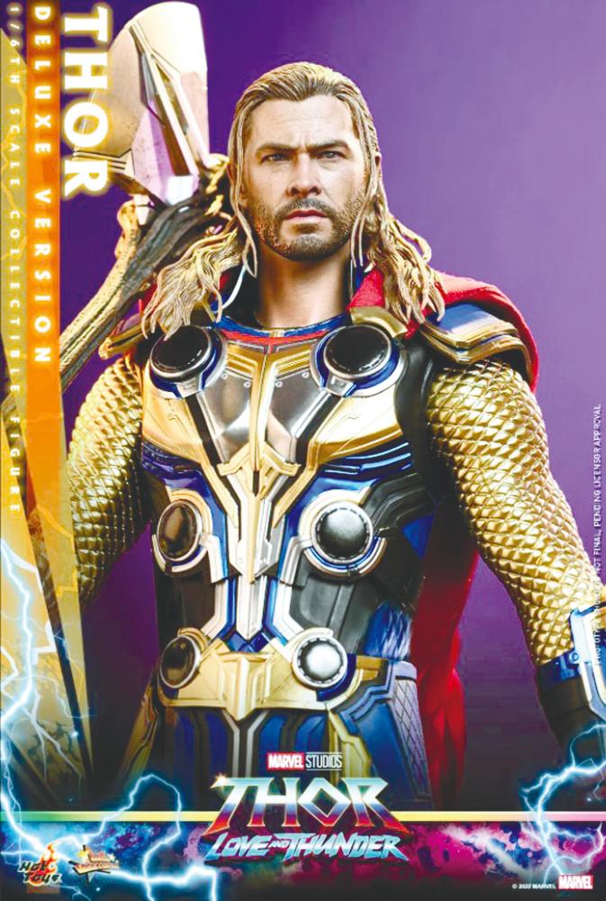 Thor’s Love and Thunder costume revealed in figurine Nestia