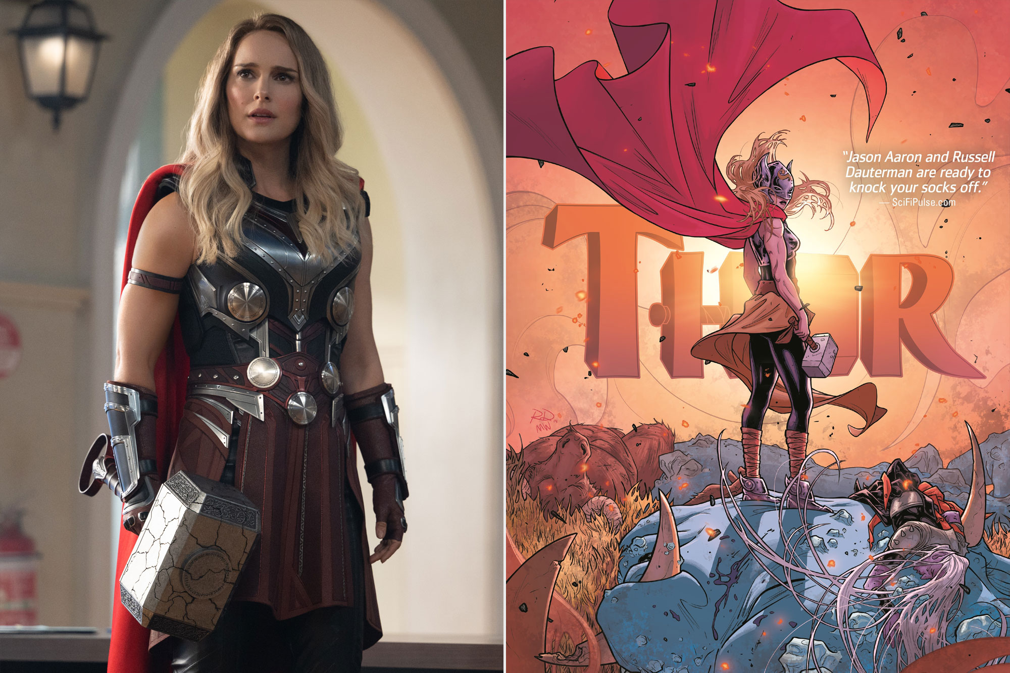 How Thor Love And Thunder Compares To Jason Aaron S Comics Nestia