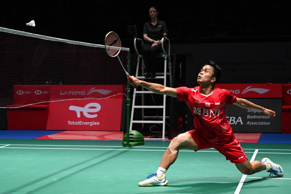 Anthony Ginting ends 2year title slump at Singapore Badminton Open