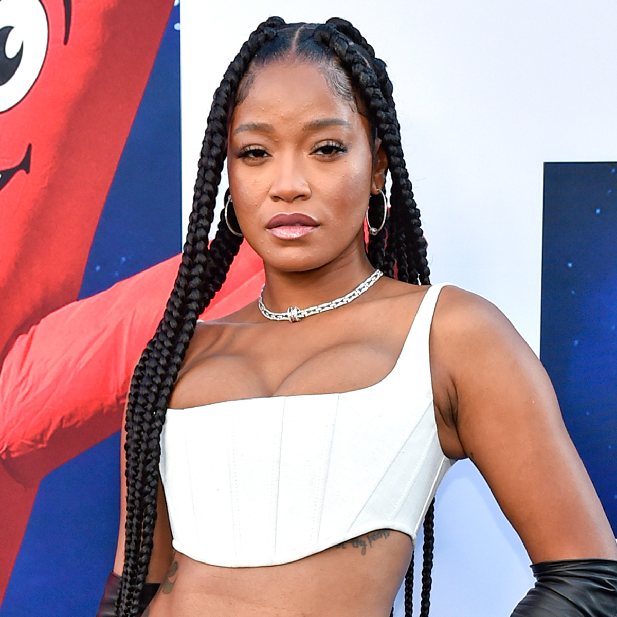 Keke Palmer Rocks The Low Rise Skirt Trend In Daring Look At Nope Premiere Nestia 