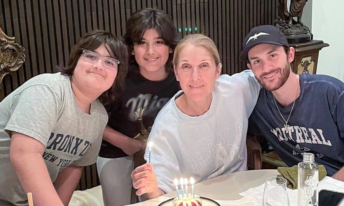 Celine Dion's twins look so different in sweet family photos Nestia