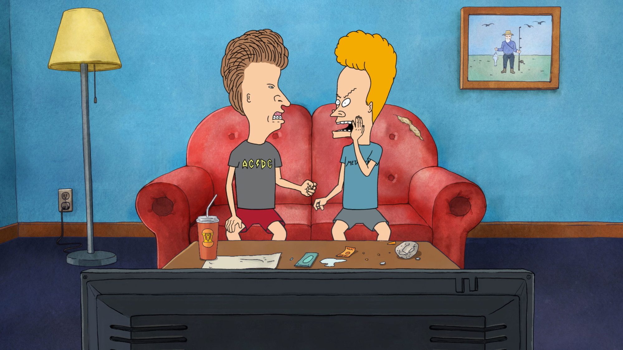 beavis and butthead living room