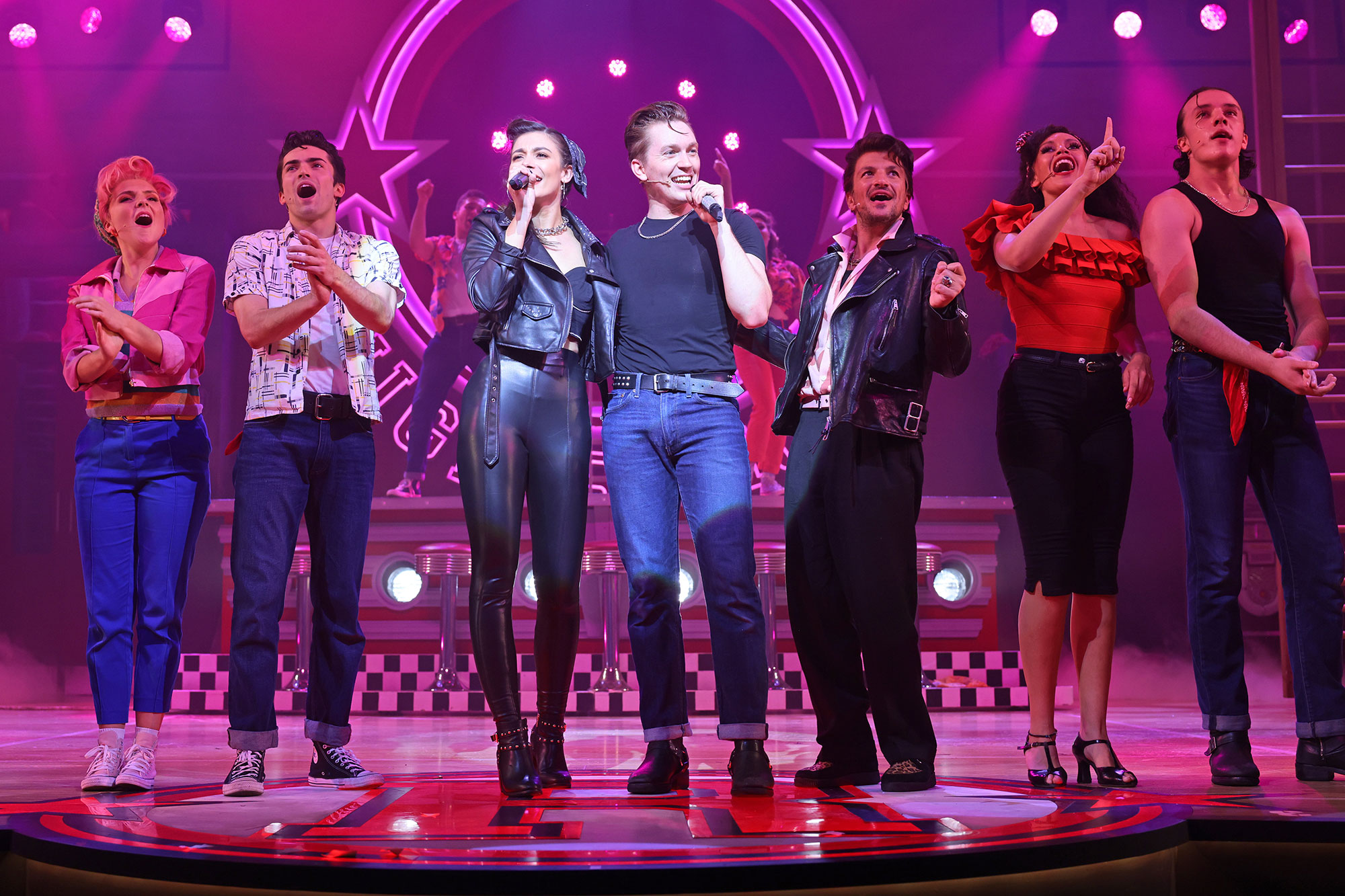 Grease the Musical London cast dedicates show's run to Olivia Newton