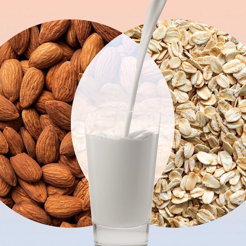 Oat Milk Vs Almond Milk Differences In Nutrition Uses And Environmental Impact Nestia 2695