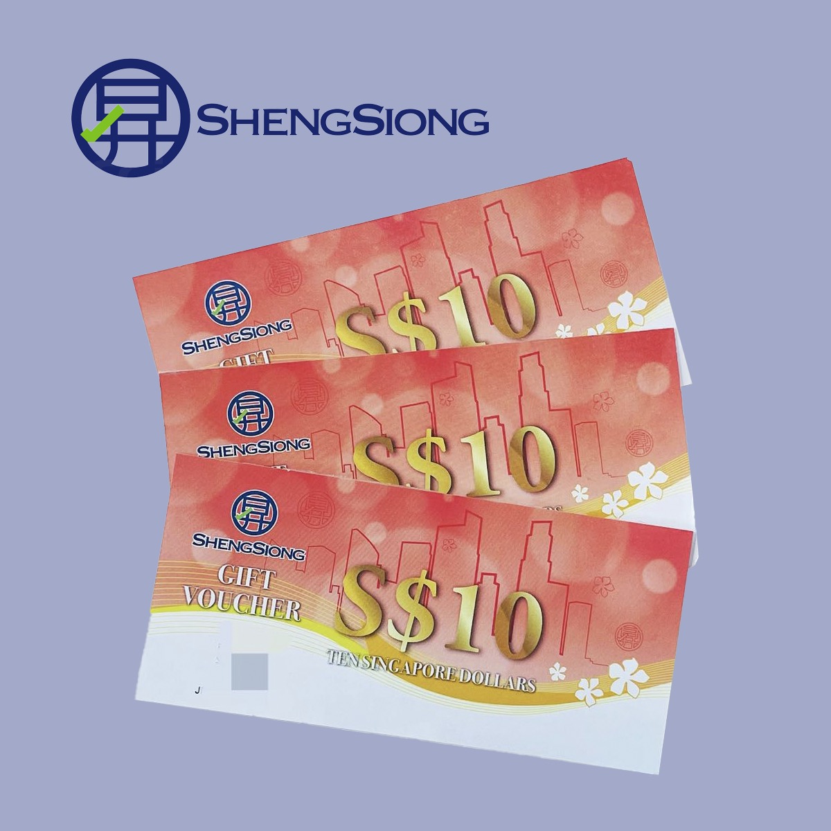 $10 Sheng Siong Gift Voucher x 3 昇菘超市十元礼品券3张