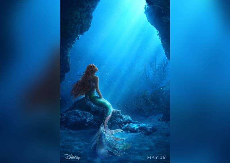 Disney Dives Under The Sea With Halle Bailey In First The Little Mermaid Poster Nestia 