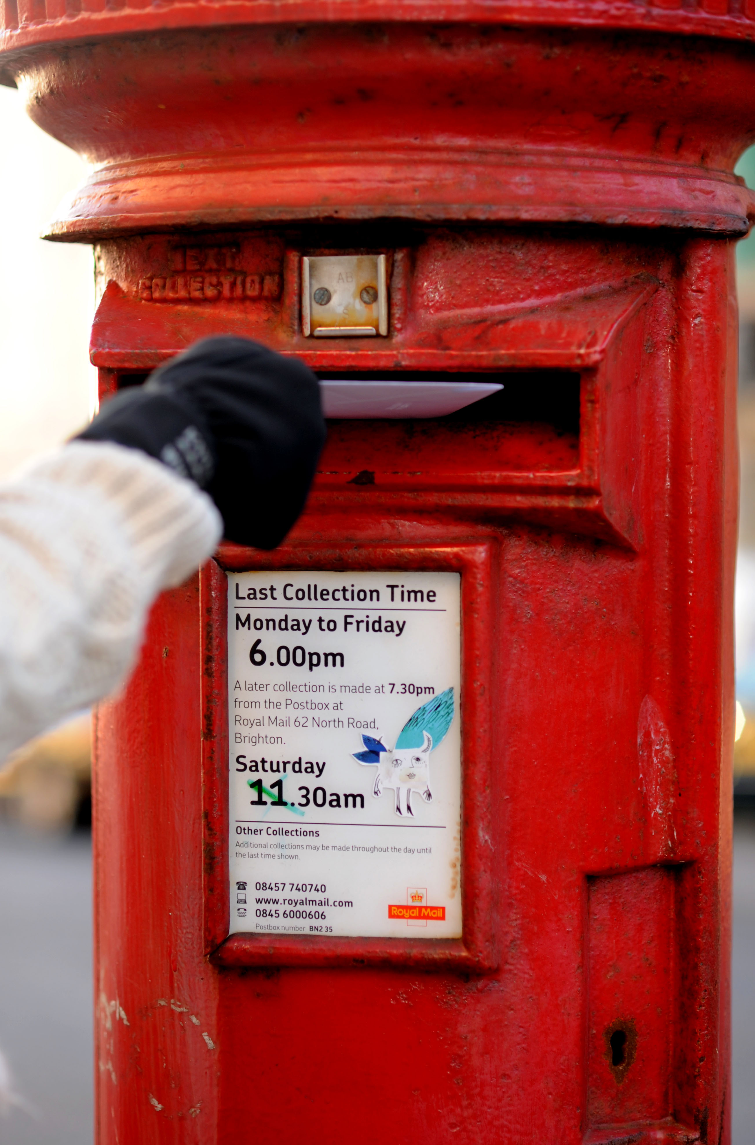 Royal Mail staff are striking for six days in December including