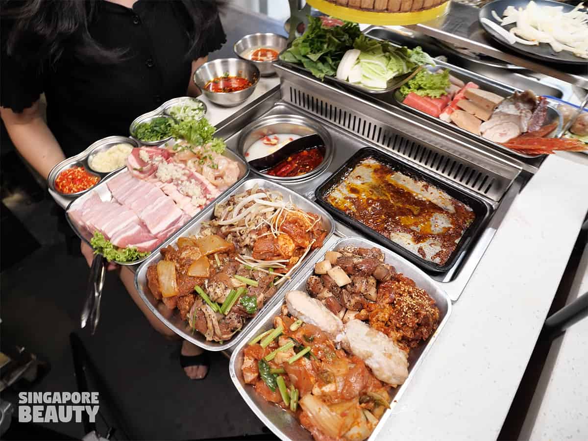 La Jiang Shan Singapore First Individual BBQ & Hotpot Buffet with ...