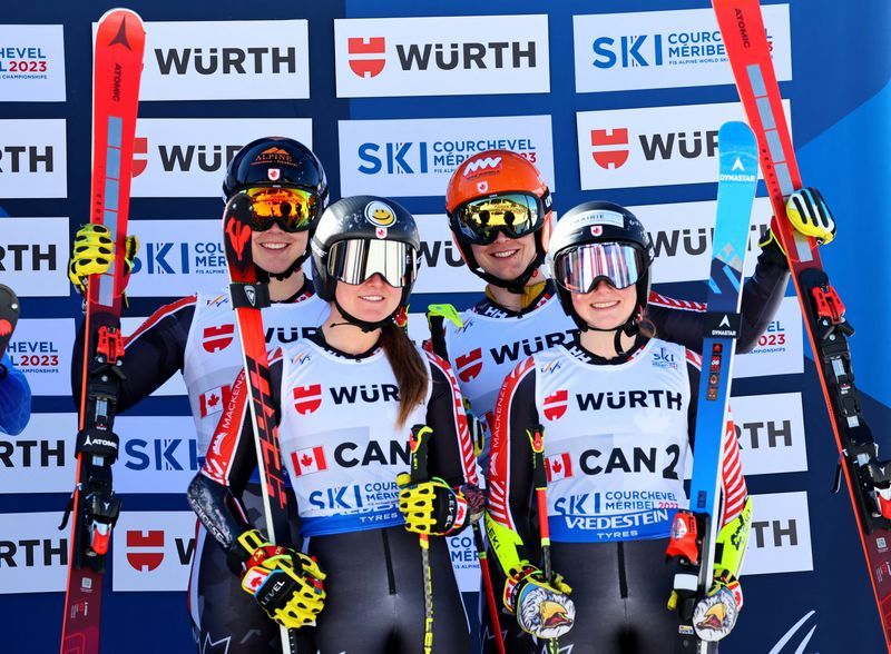 Alpine skiingUnited States win gold in team parallel at world