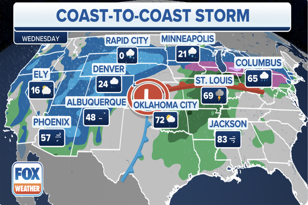 Coasttocoast winter storm to blast millions with threats of blizzard conditions, icing across