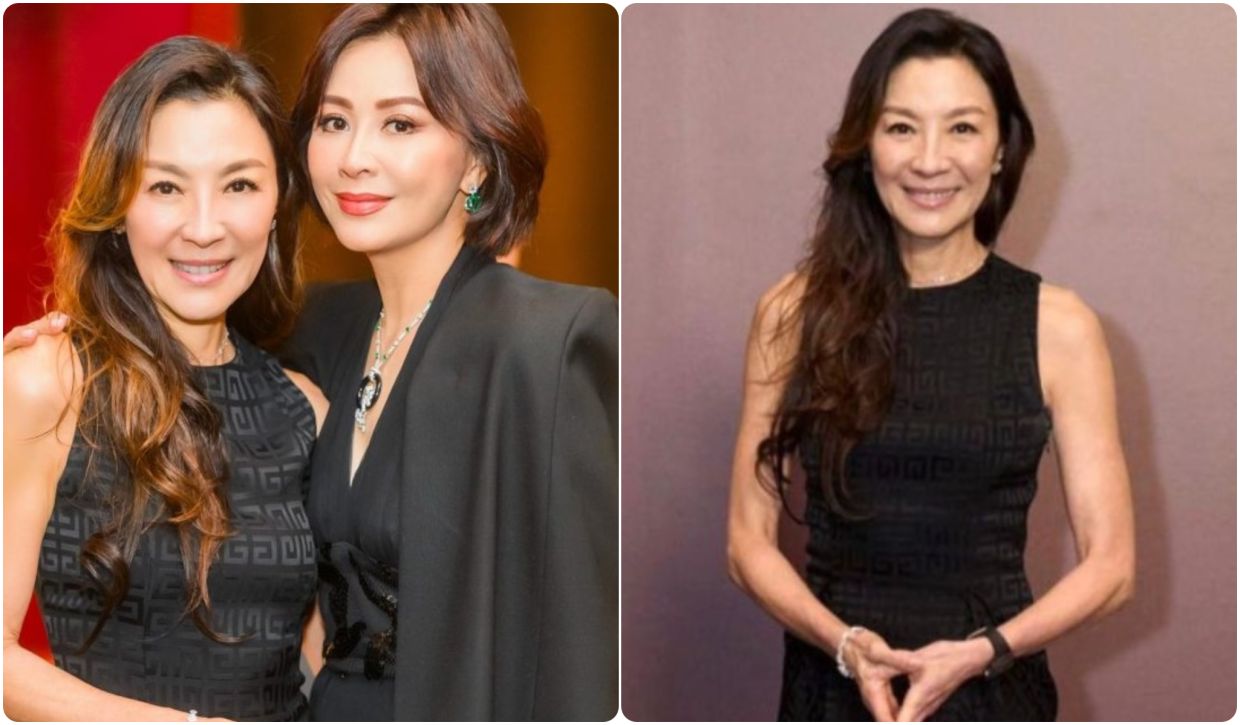 Michelle Yeoh meets up with Carina Lau, Lin Ching Hsia in Hong Kong ...