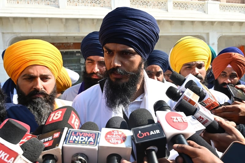 Fugitive Sikh Separatist Amritpal Singh Arrested | Nestia