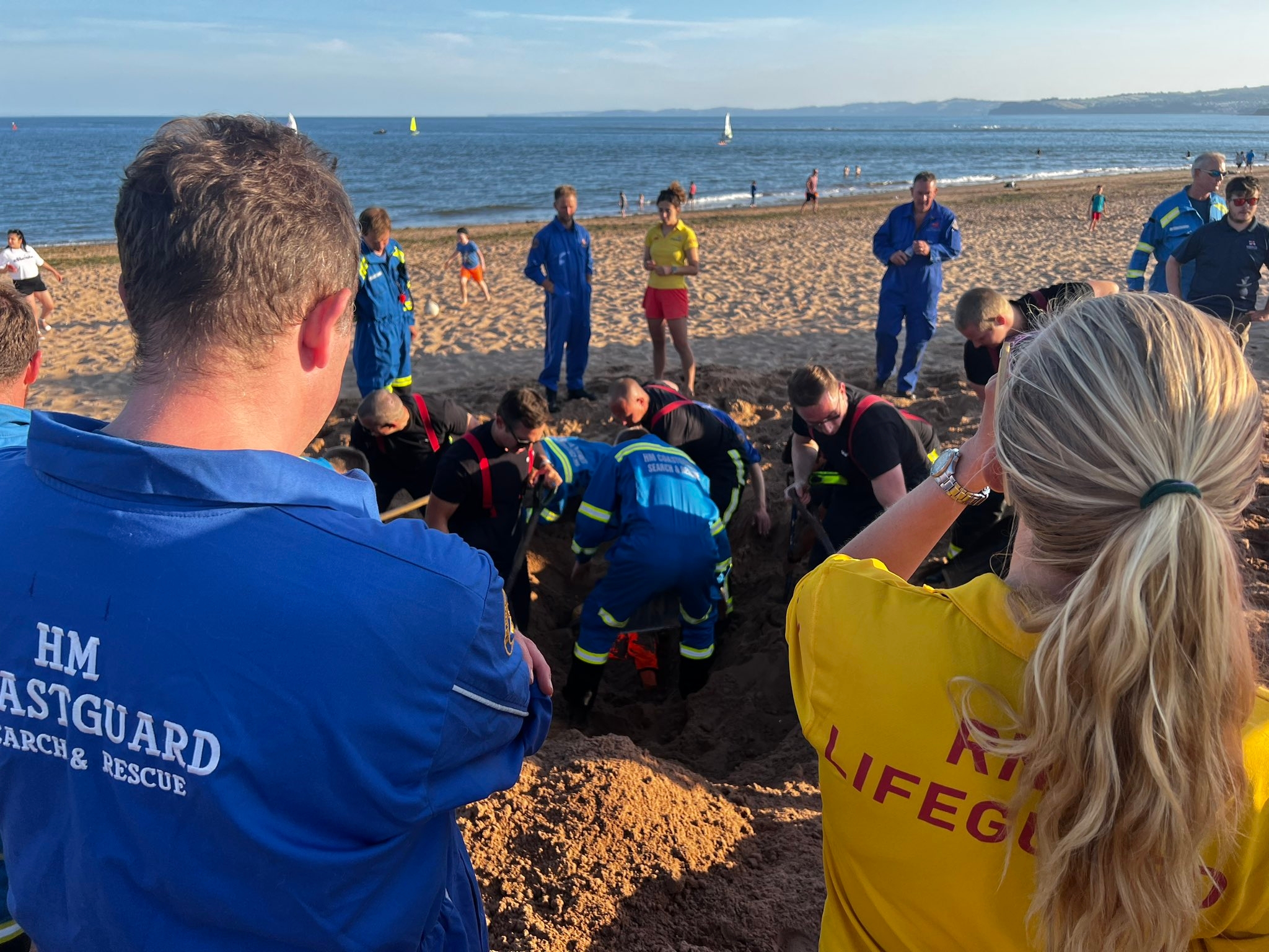 Emergency Services Warn Beachgoers Not To Dig Deep Holes After Teenager