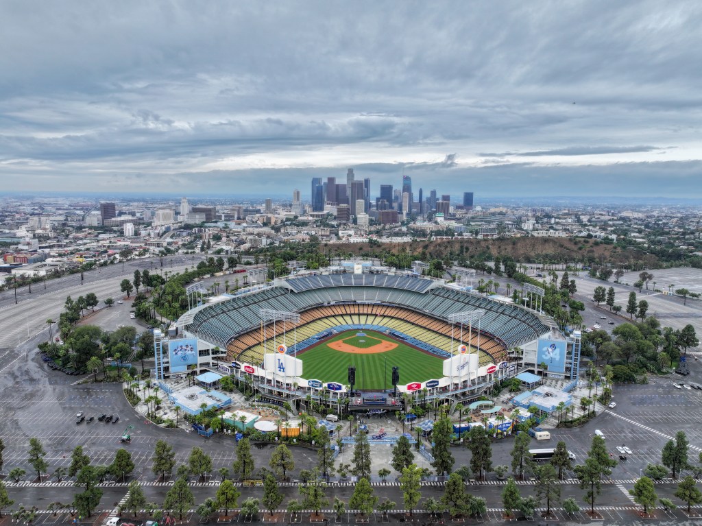 Viral photo appearing to show Dodger Stadium flooded by Hilary debunked