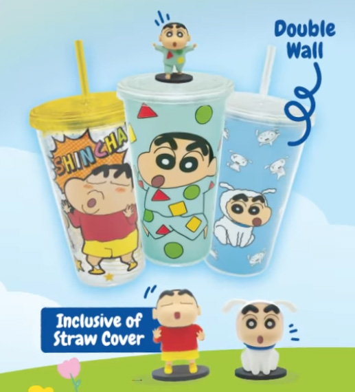 7-Eleven S'pore selling Crayon Shin-chan Tumblers, Ceramic Plates