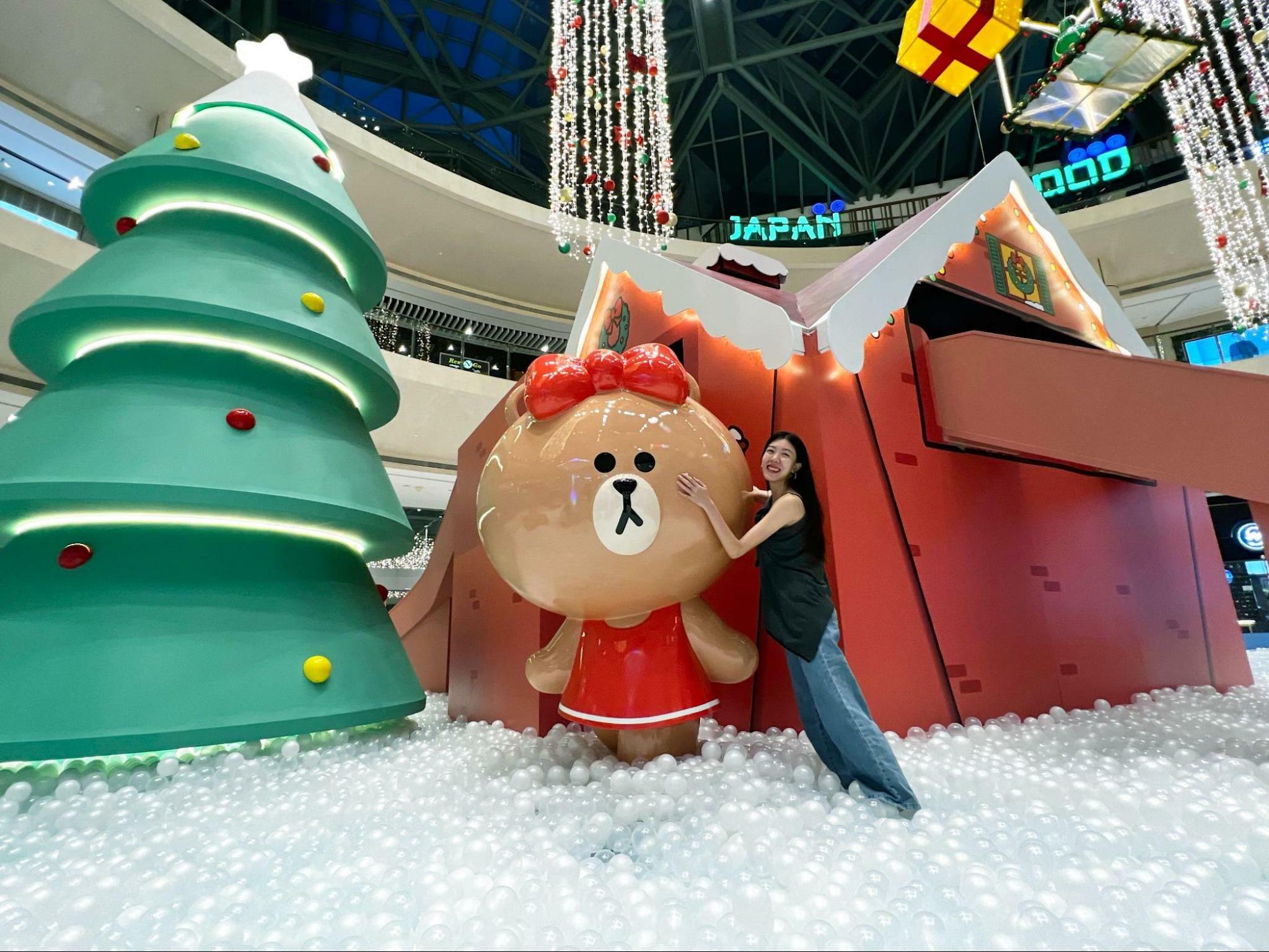 Suntec City's festive LINE FRIENDS event has a mega ball pit