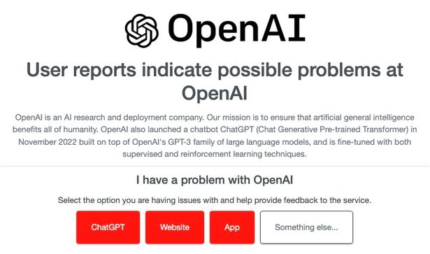 OpenAI Down As Systems Stop Working Following CEO Sam Altman Being ...